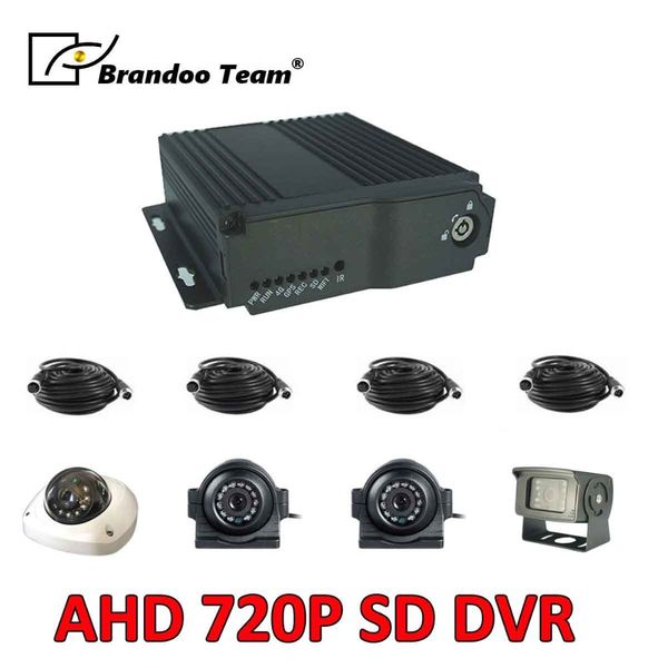 

4 channel dvr vehicle cctv system,mobile dvr ahd video recorder 4ch video/audio input truck security system vehicle car