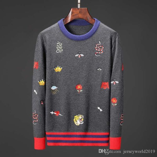 

designer sweaters for men fashion long sleeve letter print couple sweaters autumn loose pullover sweaters for men women 44, White;black