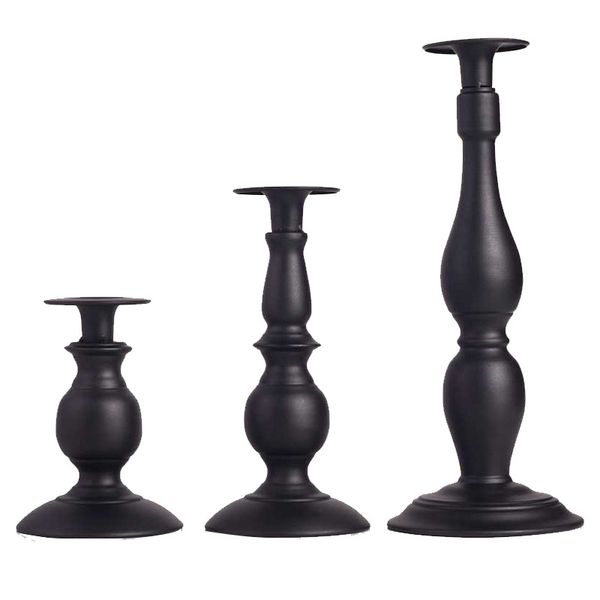 

vintage wedding dinning металла клиновые подсвечник матовый черный белый железный подсвечник home bar party декоративные centerpieces