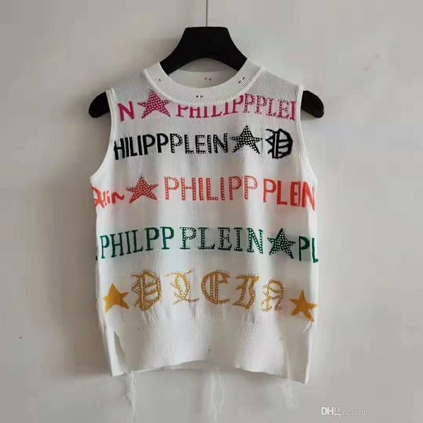 

714 2019 crew neck sleeveless panelled kint dress empire prom fashion women's cardigan striped qian, White