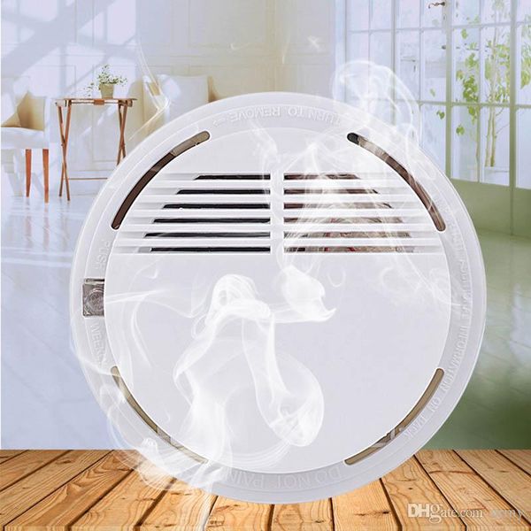 

Hot Smoke Detector Alarms System Sensor Fire Alarm Detached Wireless Detectors Home Security High Sensitivity Stable LED 85DB 9V Battery