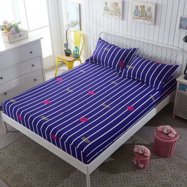 

promotion mattress protective cover dot flower stripe mattress cover mattress protection pad fitted sheet single double size
