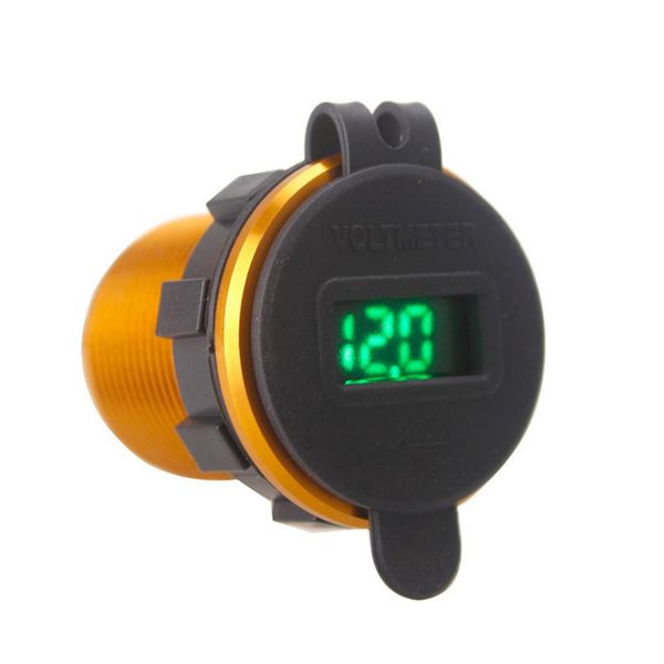 

aluminum 2 lighter w/ display voltmeter + new