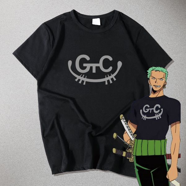 

anime one piece zero cosplay t-shirt chopper men t shirt tees, White;black