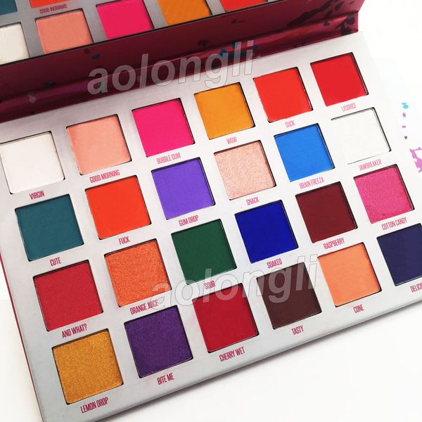 Palette per ombretti per trucco caldo 24 colori Palette per ombretti a stella a cinque punte Matte Shimmer Breaker Ombretti Cosmetici di bellezza Qualità superiore