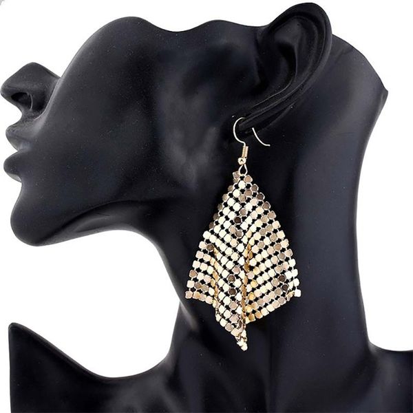 

earrings jewelry adolph star jewelry charm sequin drop earrings new geometric round shiny dangle women sales, Silver