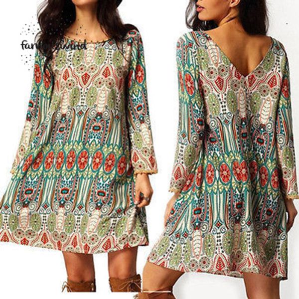 

большой модельер одежды платья лета boho с длинным рукавом партии повседневная одежда короткое мини-платье плюс размер женщин, Black;gray