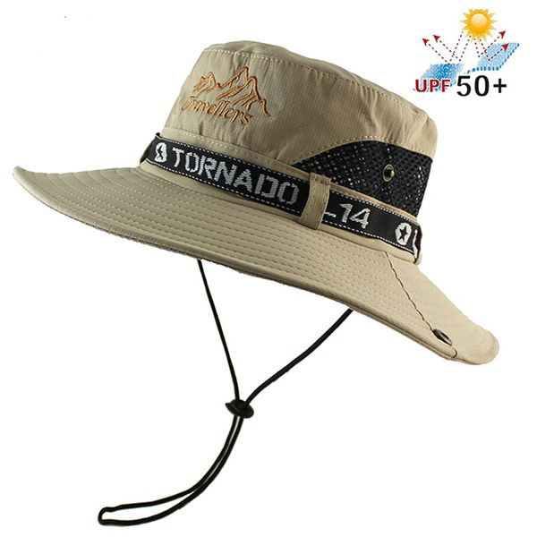

открытый пеший туризм sun hat ведро мужчины женщины летняя рыбалка boonie hat солнце уф защита длинные большие широкие поля сетки пляжная ке, Blue;gray