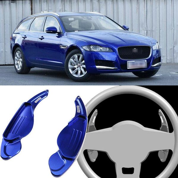 

2pcs car steering wheel shift paddle shifter extension for jaguar xf 2011-2019