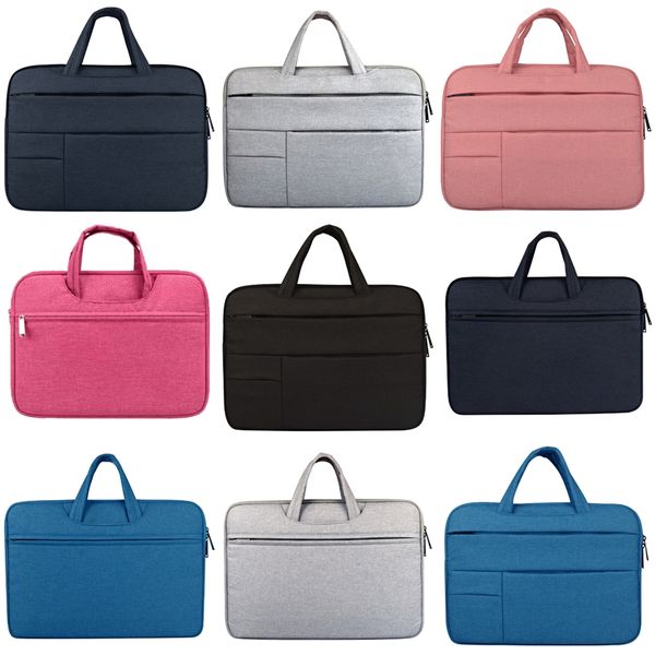 

canvas waterproof lapbag mini sleeve case for lapsleeve case solid color casual pc tablet er for macbook air pro #499