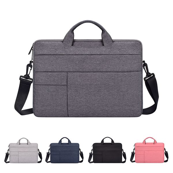 

lapbag 13.3 15.6 14 inch waterproof notebook bag sleeve for macbook air pro 13 15 computer shoulder handbag briefcase