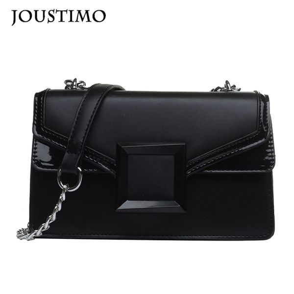 

handbags women bags 2020 leather chain shoulder crossbody bag lady's square flap bag casual sling messenger