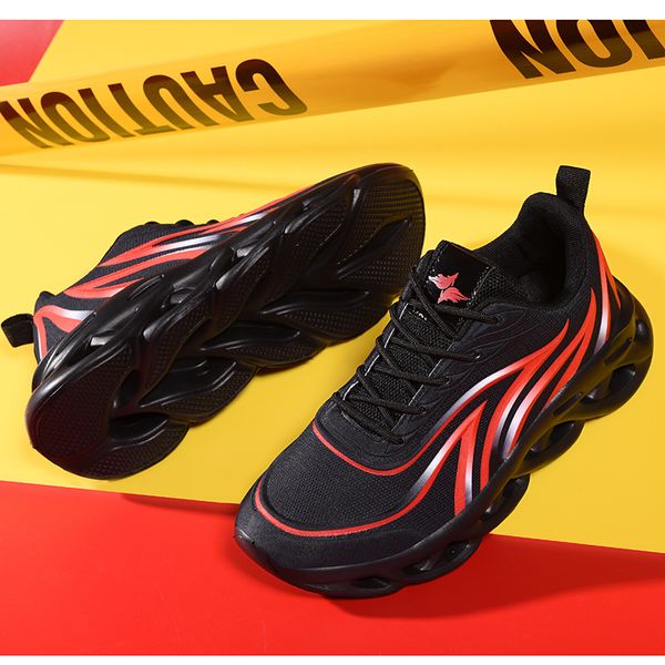 

running shoes cushioning sneakers men breathable sports shoes men outdoor athletic training walking sneakers wave sole footwear