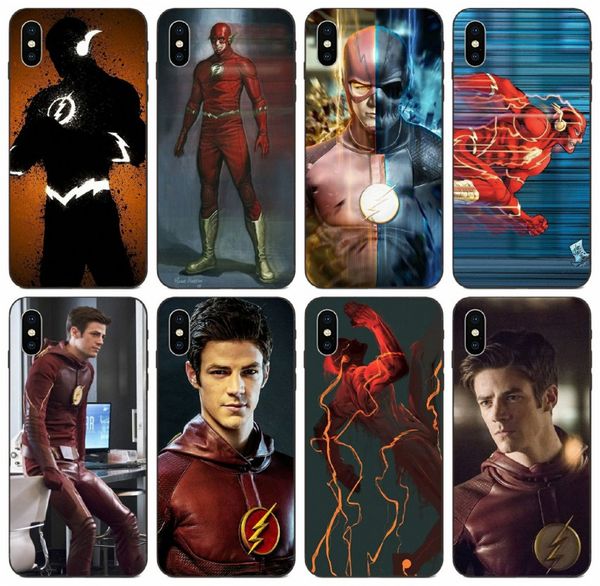

tongtrade] the flash men case for apple iphone 11 pro x xs max 8p 7p 6p galaxy s6 s7 s8 s10 edge honor 5x 6x 7x redmi 3 pro soft tpu case