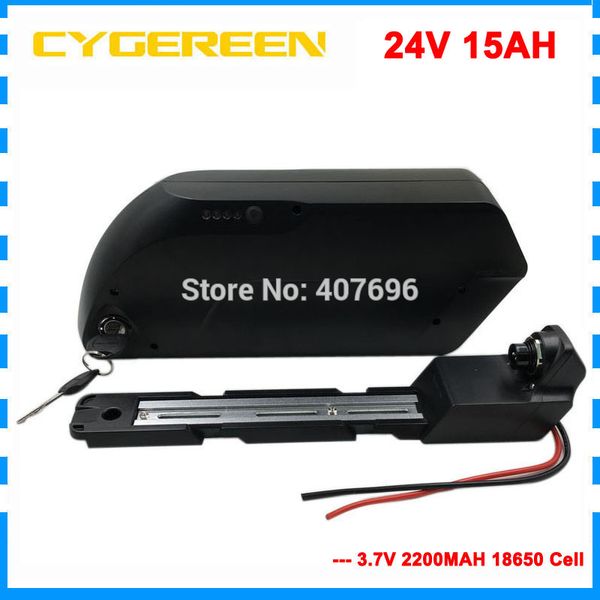 24V 15AH литиевая аккумуляторная батарея 24V 350W E Bike Li-Ion Electric Bike Battery 15A BMS + 29,4V 2A зарядное устройство