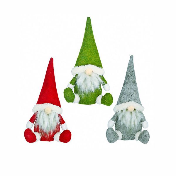 

santa claus snow man reindeer doll christmas home decoration ornament pendant christmas gift regalos de navidad xd20217