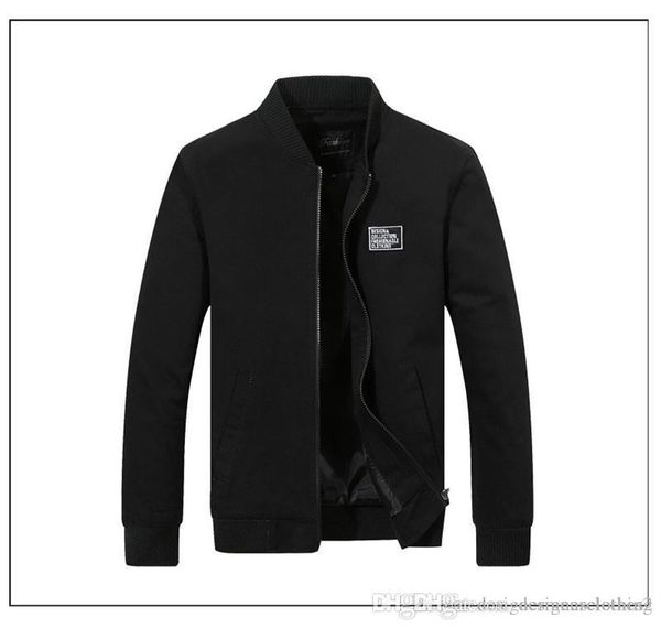 

mens роскошная мужские куртки тонкий stand collar мужская с длинным рукавом пальто весна сплошной цвет вскользь мужской одежды, Black;brown