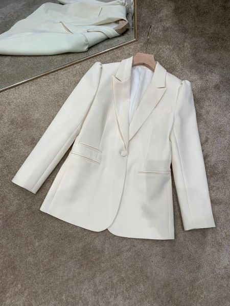 

spring casual women blazer for ladies white jacket coat ddxgz2, White;black