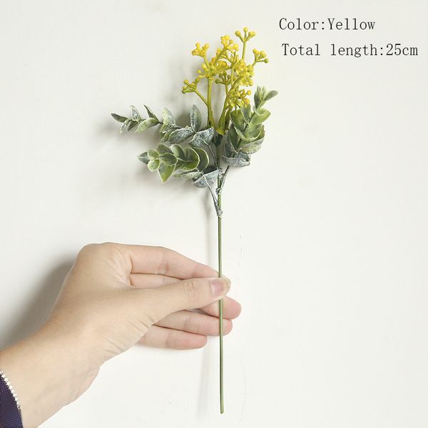 

10pcs/lot artificial plants plastic latex eucalyptus leaf mizi faux flower home decoration accessories fake flower arrangement eucalyptus