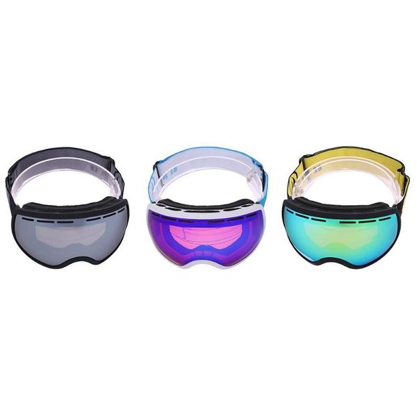 

be nice dual lens windproof ski snowboard goggles anti fog uv glasses