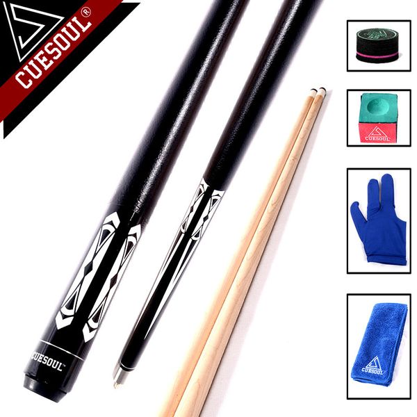 

cuesoul billiard pool cue stick with 13mm cue tip snooker 58" 19.5oz with tool