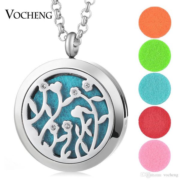 

серебряный цвет хрустальный цветок (30 мм) ароматерапия эфирные масла хирургические 316l s.steel духи диффузор медальон ожерелье va-462, Silver