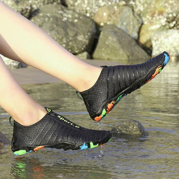 

men women sneaker shoes for swimming water sports aqua seaside beach surfing slippers upstream athletic footwear #xtn