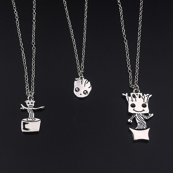 

20pc/lot movie guardians of the galaxy necklace pendant men and women jewelry factory outlet, Silver