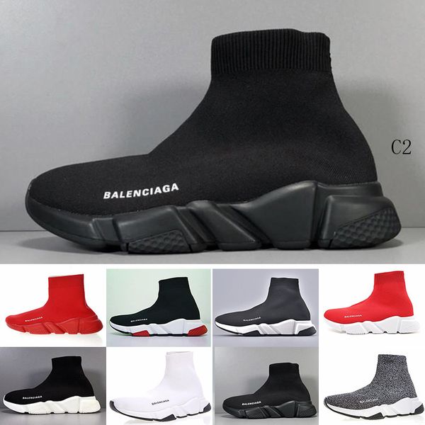 

designers sneakers speed trainer black red gypsophila triple black fashion flat sock boots casual shoes speed trainer runner with l5s5ce