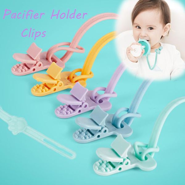 

baby pacifier clips chain grade siicone teether cartoon diy pacifier holder for kids boy and girls gift