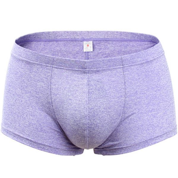 

dewvkv cotton underwear men's briefs breathable soft comfortable u pouch solid gray pink blue purple size l xl xxl zc, Black;white