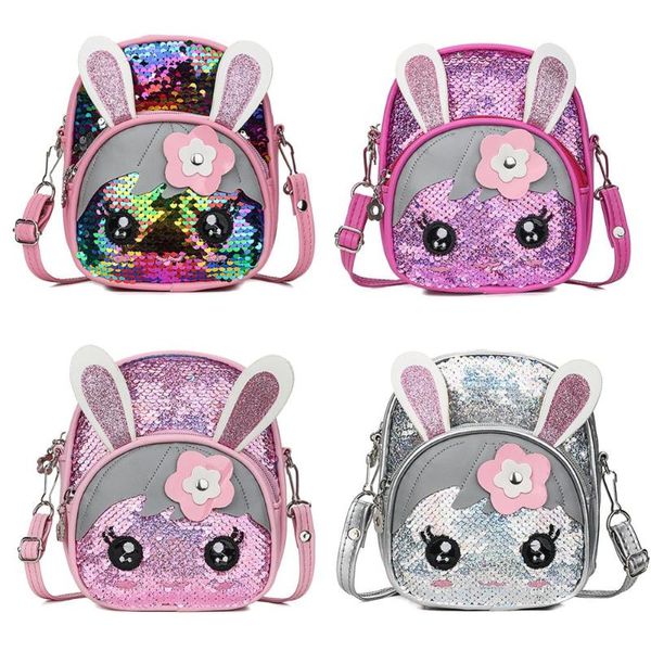 

small shoulder backpacks girls cute animal decor leather messenger rucksack