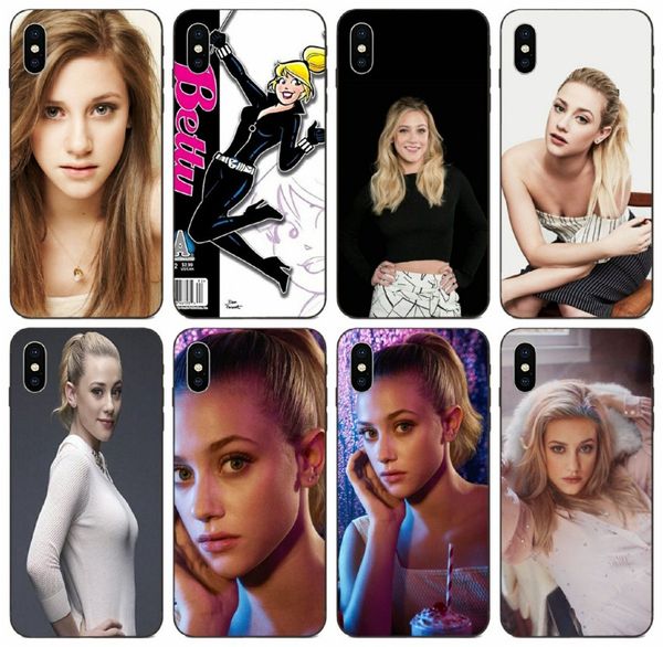 

tongtrade] популярная tv riverdale бетти купер чехол для iphone 11 pro max x xs xr 8s 8 7s 7 plus samsung note 10 huawei p7 lg питания x 2