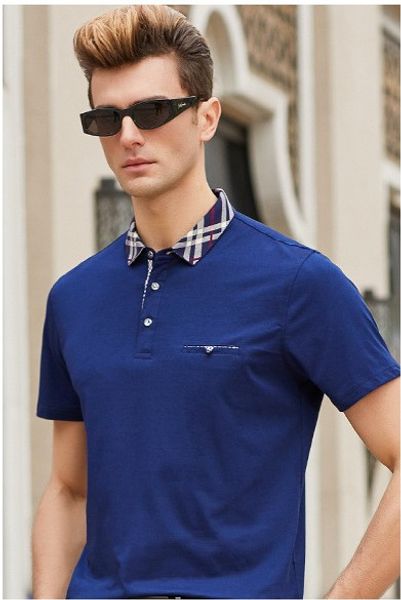 

2020 designer luxury men's short-sleeved summer new fashion trend work polo shirt loose loose lapel pullover t-shirt 4 colors size m-3xl