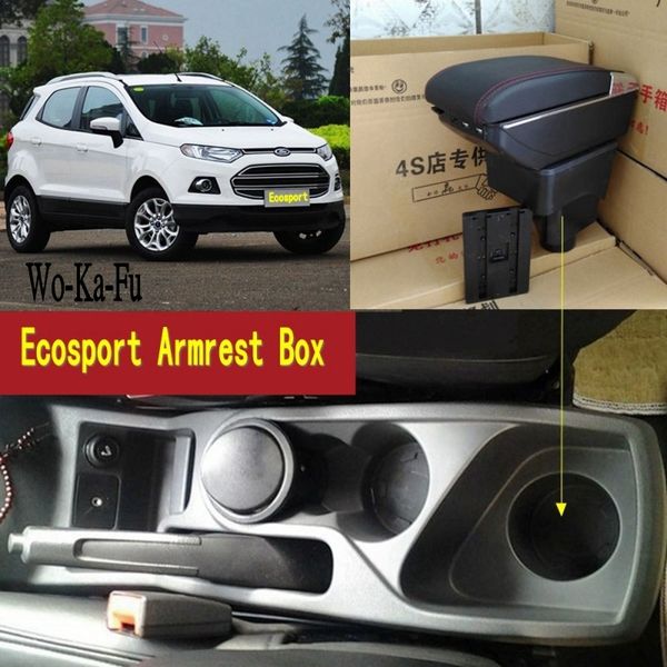 

for ecosport armrest box central store content storage box