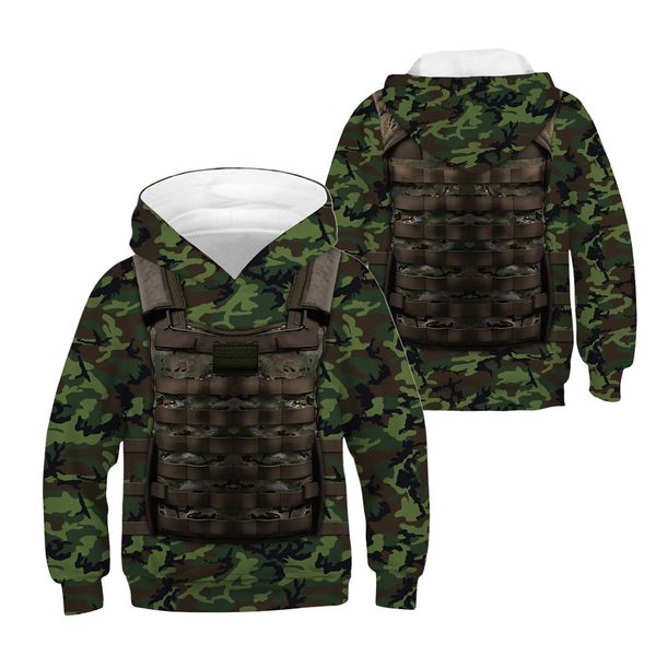

children clothes teen kids girls boys fleece print cartoon sweatshirt pocket pullover hoodie moletom infantil winter kid clothes, Black