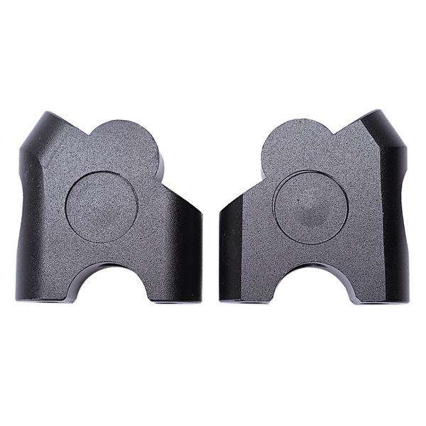 

universal motorcycle cnc aluminum handlebar riser clamp mount taper 2pcs 22mm for yamaha (black