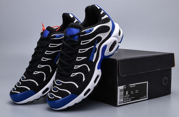 

2020 new designer tn shoes breathable mesh chaussures homme tns requin noir casual men running shoes size 7-13 with box