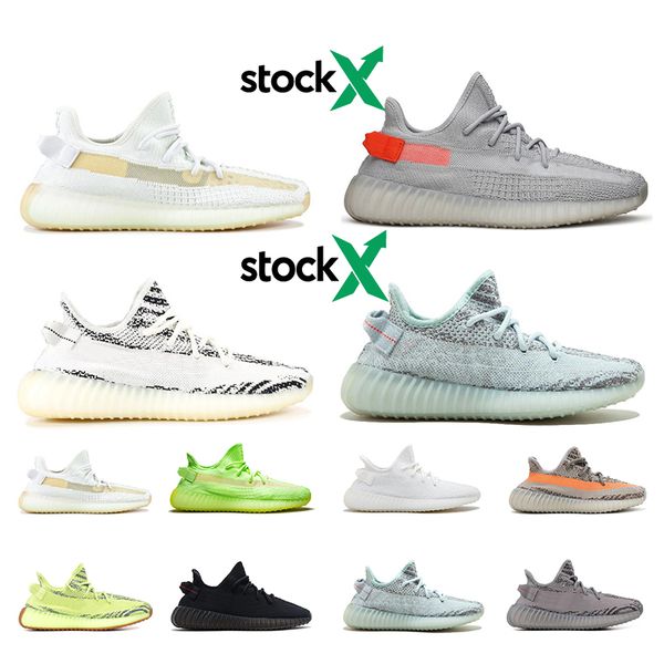 

new arrivals 2020 running shoes for men women designers zebra yeehu tail light reflective cloud white clay yecheil sports sneakers traniers