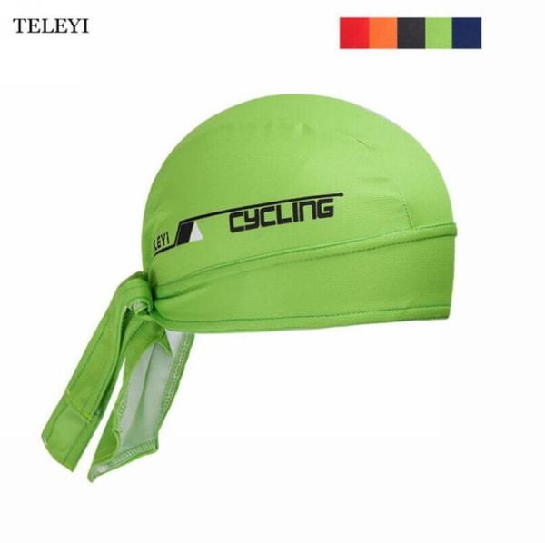 

teleyi bike pirate scarf sport hat headband riding cycling cap headscarf 5-color, Black