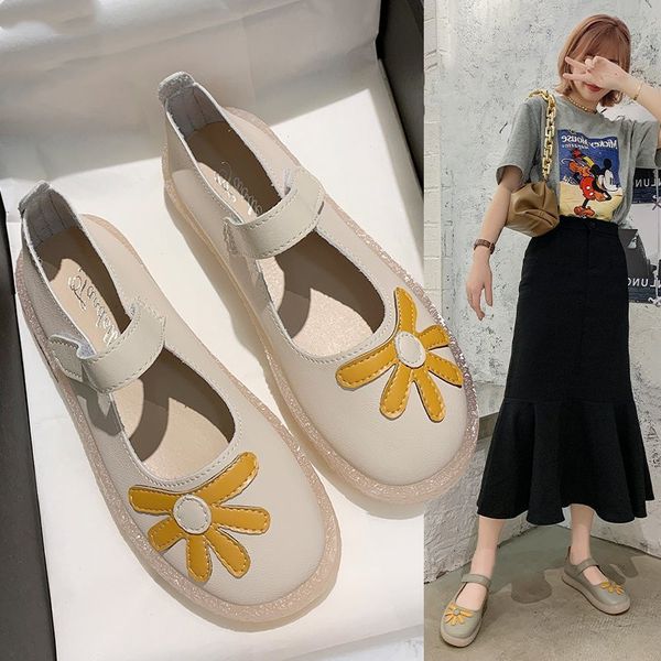 

shoes woman 2020 transparent female footwear casual sneaker soft shallow mouth all-match round toe new retro dress, Black