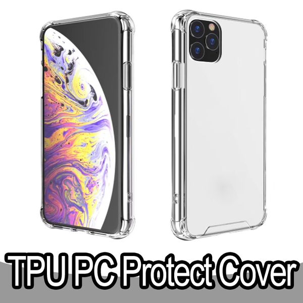 

phone case tpu pc protect cover for iphone 11 pro max xr xs max 7 8 plus back cover