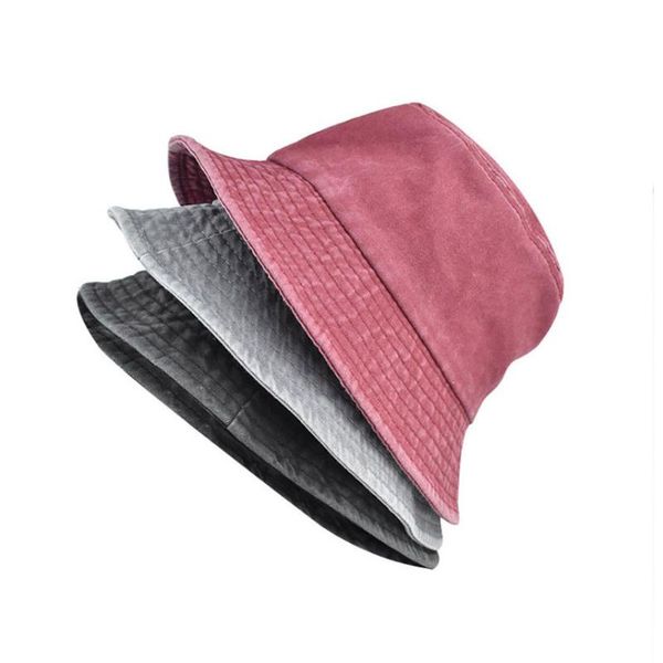 

washing female fisherman's hat fashion four season lovers bucket hat