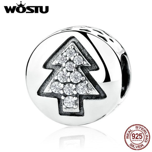 

new real 925 sterling silver christmas tree charm beads fit original wst bracelet pendant authentic luxury jewelry gift