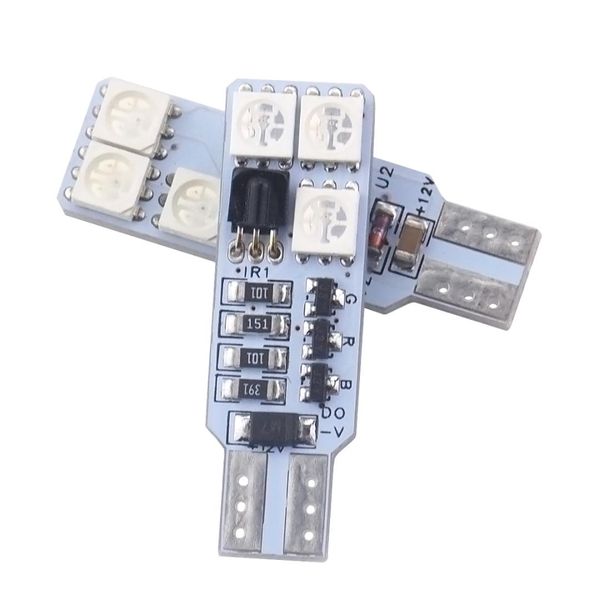 

rgb remote control t10-6smd car width light strobe light atmosphere z90