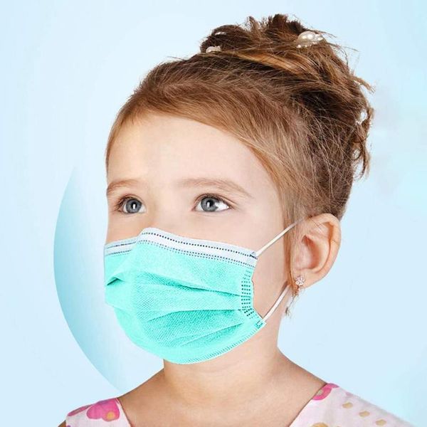 

оптовая профессия ребенок дети мальчик девочка 100 шт. / упак. 3-слойный pm2. 5 нетканый одноразовый дышащий детская маска для лица iso9001