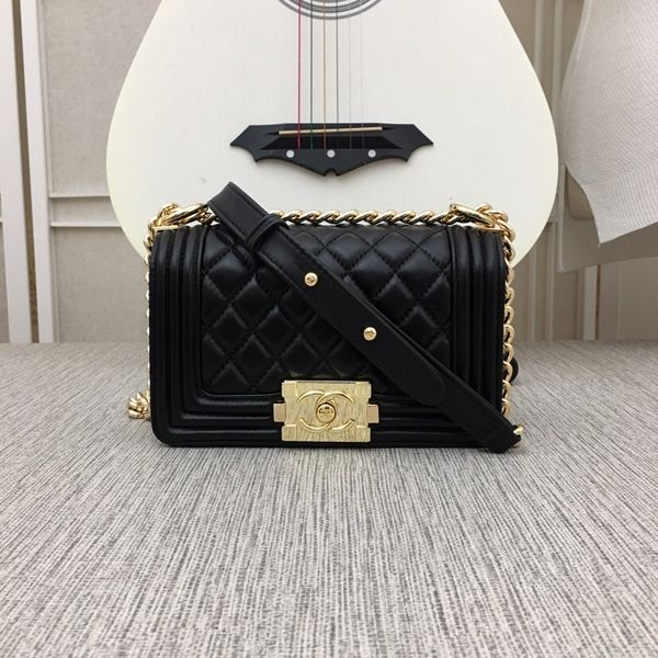 

2020 Классический Le Boy лоскут мешка женщин плед цепи дамы из натуральной кожи сумки кошелек плеча мешки Totes ePacket Free