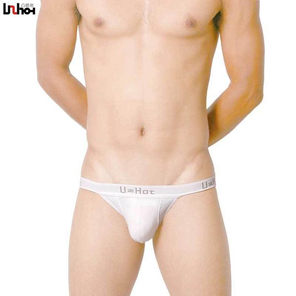 

brief shorts men underwear cotton underpants male breathable u convex pouch low waist panties cueca calzoncillos -xxl, Black;white
