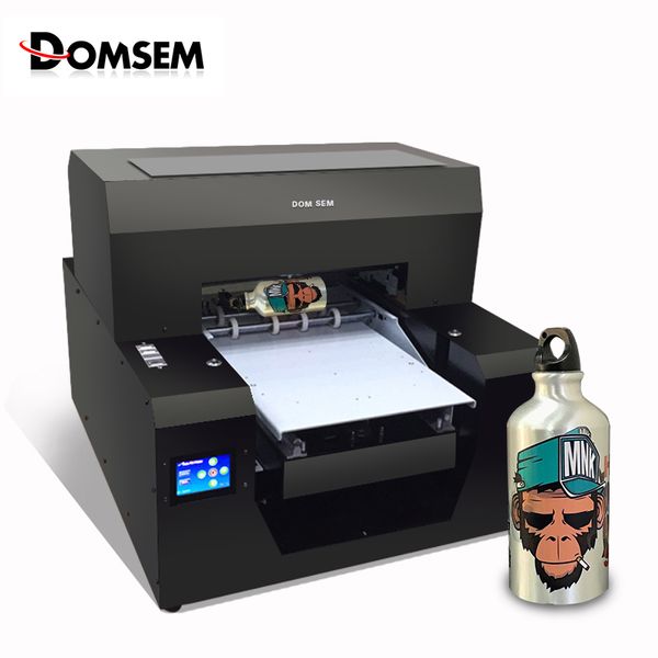 

Multi portable uv printer a3 ize inkjet flatbed printing machine with rotary for flat and cylinder bottle relief 3d embo ed