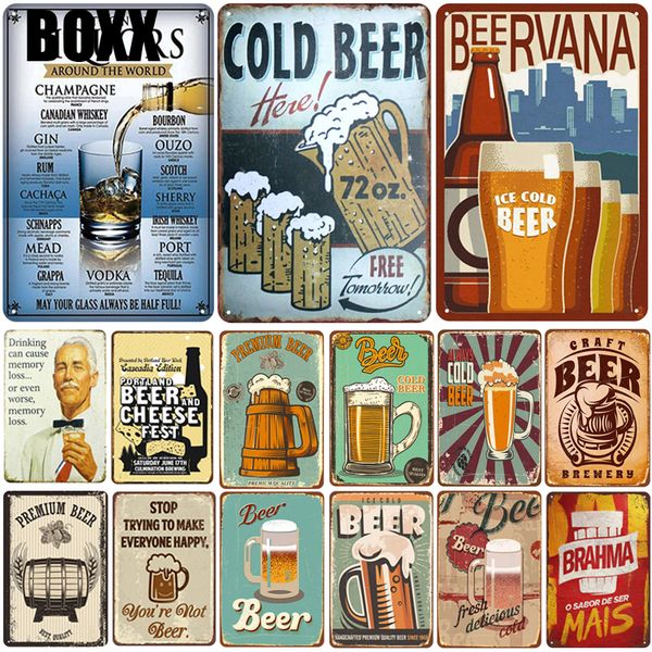 

хорошее пиво налет металла старинные олова знак подколоть потертый шик декор знаки старинные бар украшения металла плакат паб металлическая